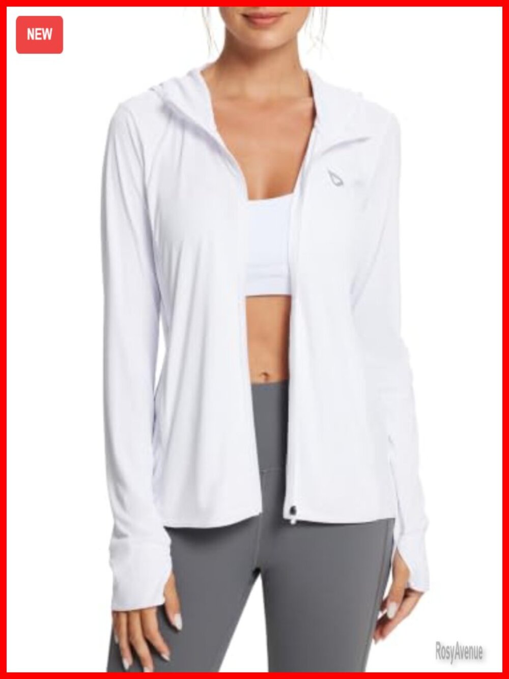 UPF 50+ Sun Protection Hoodie Lightweight Athletic Jacket